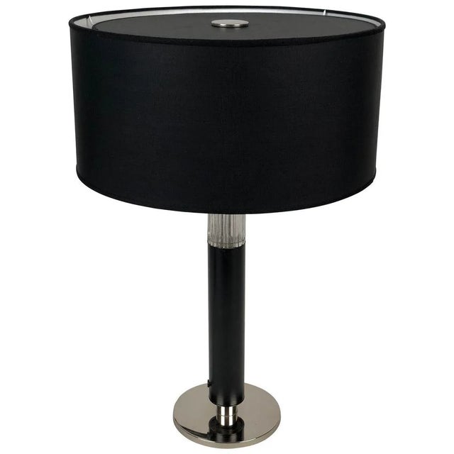 Masculine Black Table Lamp from J. T. Kalmar, 1970s For Sale - Image 11 of 11