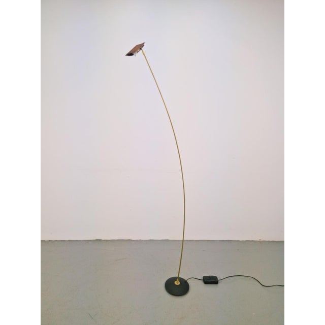 Black Modern Brass Lance Floor Lamp by Bernd Beisse, Germany, 1990s For Sale - Image 8 of 15