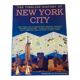 Late 20th Century The Timeline History of New York City Book For Sale