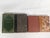 Vintage European Decorative Library Books in Green, Black, Burgundy & Tan, Set of 4 For Sale - Image 4 of 14