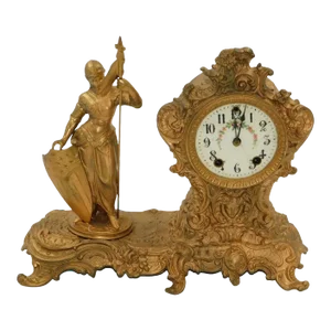 Antique Pasargad French Decorative Mantle Clock