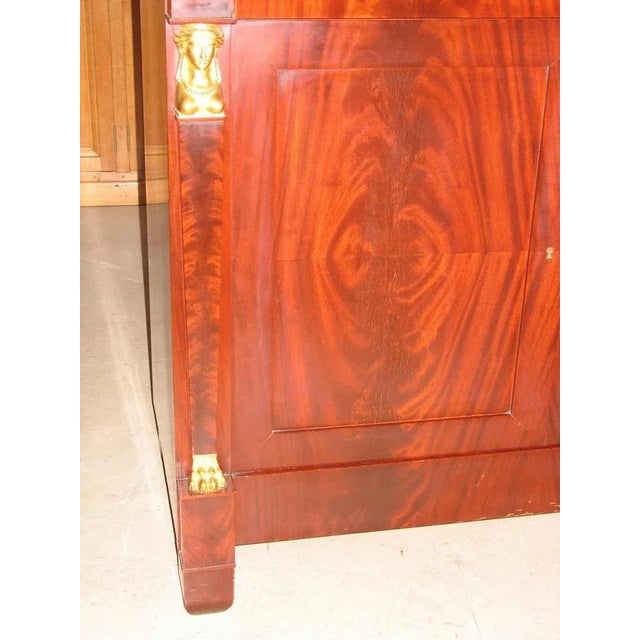 Return of Egypt Style Buffet in Mahogany For Sale - Image 4 of 8