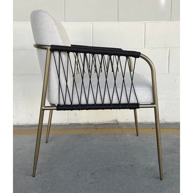 Modern Caracole Modern Woven Remix Dining Chairs Set of 8 For Sale - Image 3 of 9