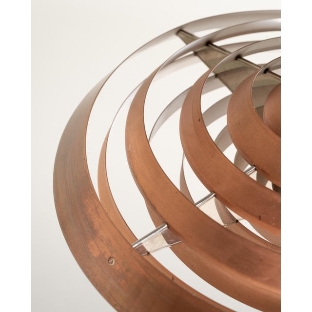 Copper Tallerken Lamp by Poul Henningsen for Louis Poulsen, 1960s For Sale - Image 8 of 10
