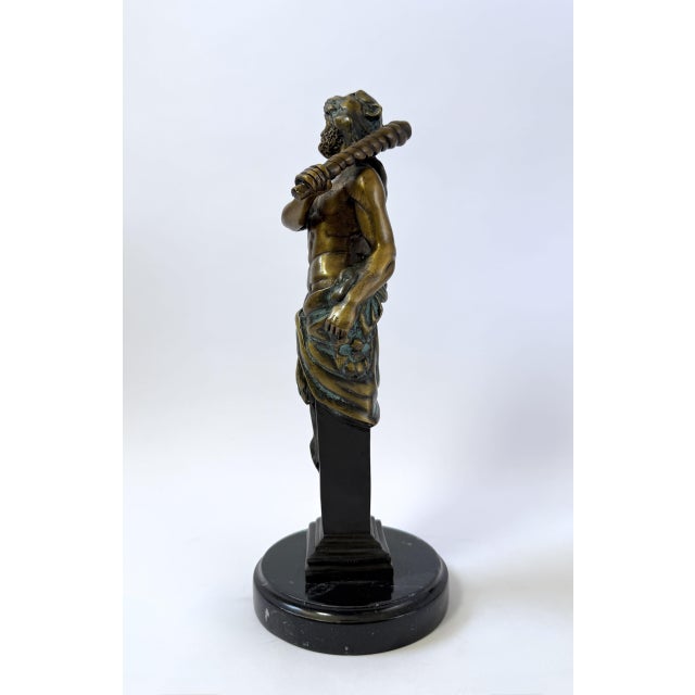 Mid 20th Century Bronze Sculpture of Zeus – 13" For Sale - Image 5 of 8
