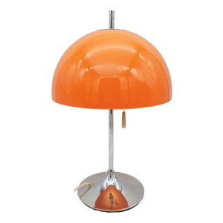 Space Age Orange Table Lamp by Frank Bentler for Wila, 1970s For Sale