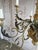 Monumental Italian Rococo Painted Wood & Wrought Iron 12-Light Chandelier For Sale - Image 13 of 14