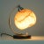 French Walnut, Chrome & Opaline Glass Table Lamp, 1930s For Sale - Image 3 of 14