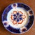 Farmhouse Antique Gaudy Welsh Crescent Pinwheel Flow Blue Plates, a Pair, Circa 1840s For Sale - Image 3 of 12