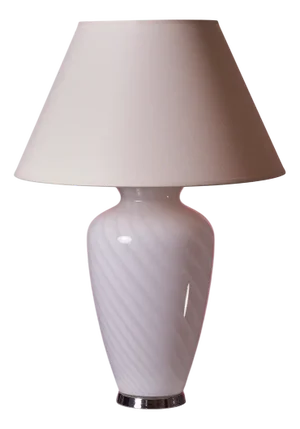 Italian Swirl Murano Table Lamp