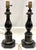 Vintage Wood Table Lamps With Gold Painted Chinoiserie Designs- A Pair For Sale - Image 11 of 15