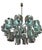 Mid-Century Modern Space Age Chrome Chandelier attributed to Gaetano Sciolari, 1970s For Sale - Image 3 of 18