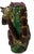Ceramic Majolica Monkey Ceramic Vases - Set of 4 For Sale - Image 7 of 9