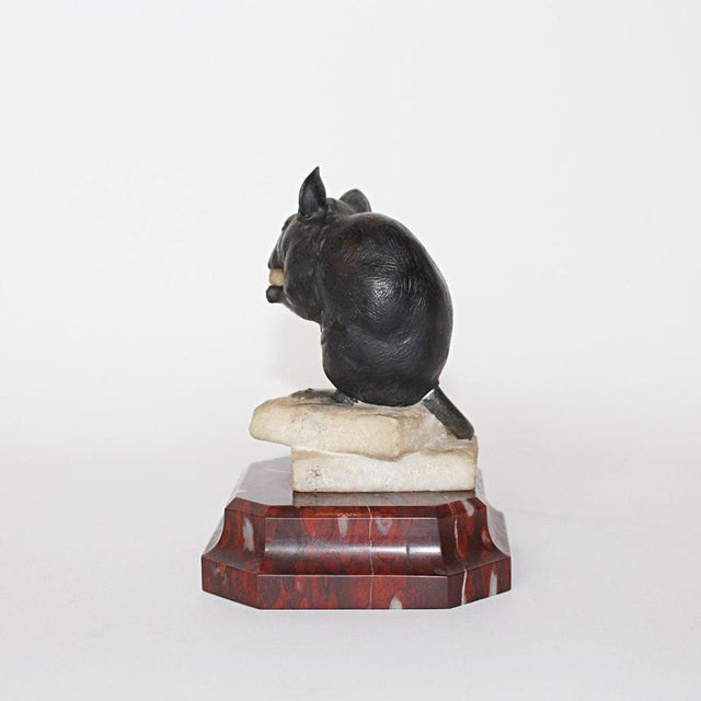 Charles Valton, Mouse, 1890s, Alabaster For Sale - Image 4 of 9