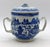 Late 18th-Early 19th Century Blue Canton Chinese Export Covered Posset Pot For Sale - Image 4 of 10