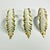 French 1950s Vintage Italian Roman Neoclassical Gold Tipped Acanthus Leaf Tole Tiebacks - Set of 3. For Sale - Image 3 of 12