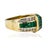 Indulge in luxury with our breathtaking emerald ring. This stunning piece features a captivating emerald stone, exuding an...