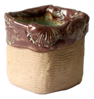 Vintage Studio Pottery Slab Vase