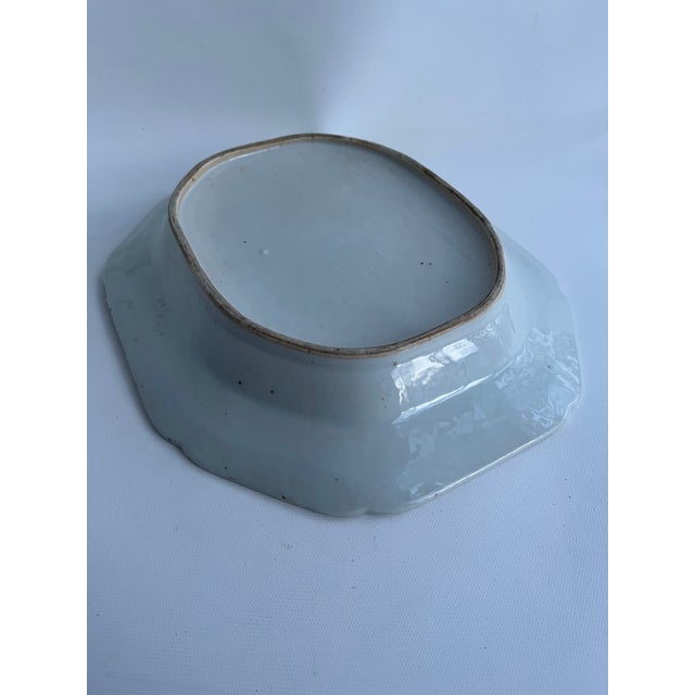 Blue Antique Canton Chinese Porcelain Platter For Sale - Image 8 of 11