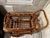 Vintage Rattan and Bamboo Tray Bar Cart For Sale In Saint Louis - Image 6 of 11