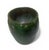 Vintage Emerald Green Glazed Ceramic Planter For Sale - Image 4 of 8