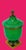 French Antique French Green Opaline and Brass Large Covered Jar With Acorn Finial For Sale - Image 3 of 9