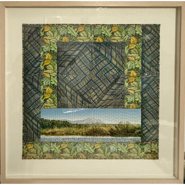 Gayle Fraas & Duncan Slade, Textile Art Quilt Dye Painting Tapestry Mixed Media Gayle Fraas & Duncan Slade, 2002 For Sale - Image 11 of 12