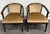 This is a beautiful pair of vintage Shelby Williams barrel back lounge chairs, tub chairs, or armchairs. They feature...