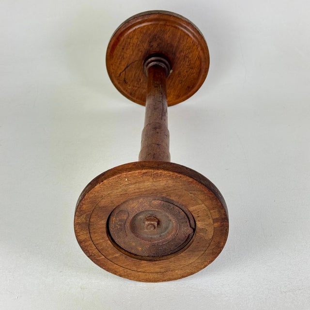 Vintage Leo D. Bernstein 1920s New York City Haberdashery Store Wood Display Stand, Art Deco For Sale - Image 9 of 11