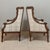 Wood Pair 19th Century French Louis XVI Walnut Bergères ~ Armchairs For Sale - Image 7 of 17