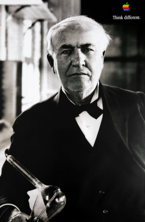 Apple Thomas Edison Poster