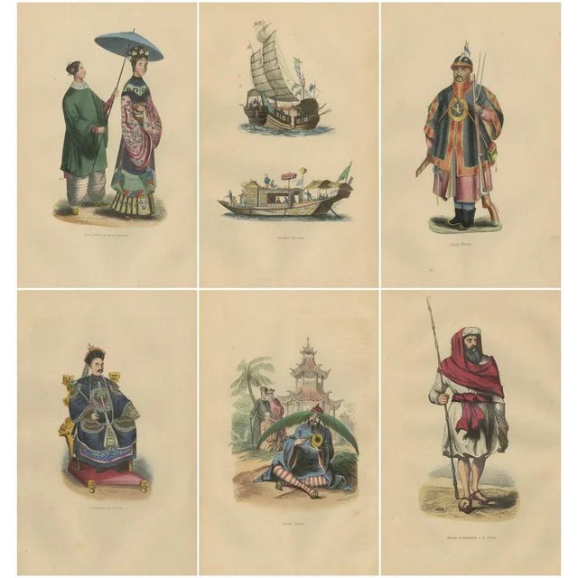 Wahlen, Chinese Cultural Figures: Dress and Traditions, 1844, Print For Sale - Image 8 of 8