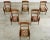 Traditional Set of Six English Regency Walnut Dining or Library Armchairs For Sale - Image 3 of 12
