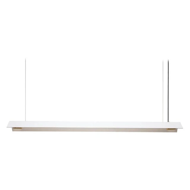 Not Yet Made - Made To Order Small Misalliance Ex Pure White Suspended Light by Lexavala For Sale - Image 5 of 5
