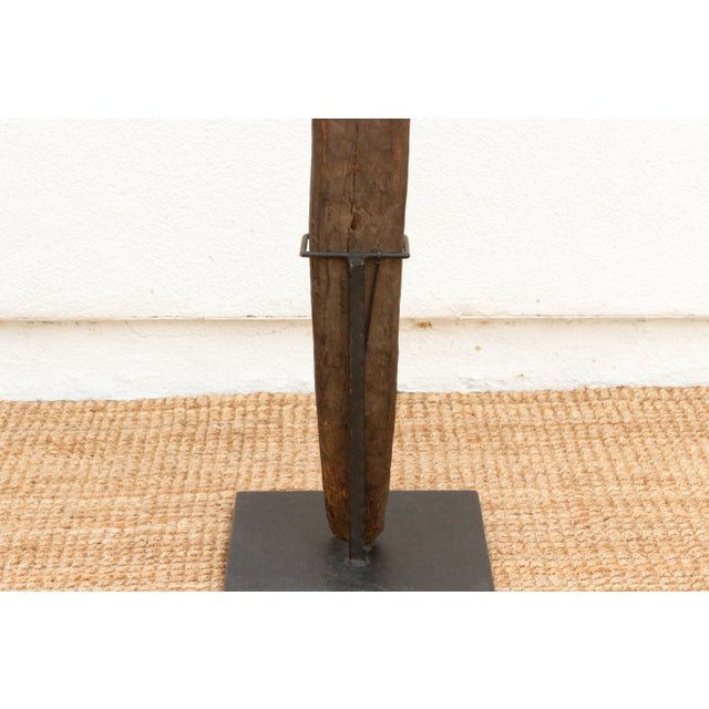 Antique Bamileke House Post Sculpture For Sale - Image 12 of 13