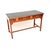Antique Military Campaign Desk in Yew Wood, 1950s For Sale - Image 4 of 10