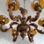 Brown Late 20th Century Italian Baroque Style Carved Wood 6-Arm Chandelier For Sale - Image 8 of 8
