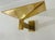 1980s Postmodern Pierre Disderot Verre Lumiere French Gold Wall Lamps - a Pair For Sale - Image 10 of 13