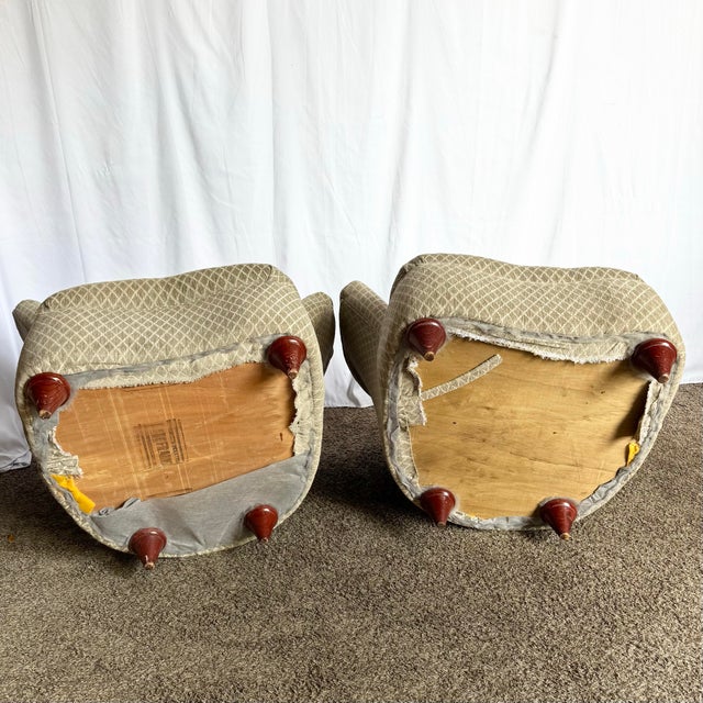 Postmodern Ascending Clam Shell Lounge Chairs - A Pair | Chairish