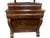 19th Century Antique Empire Flame Mahogany Dresser With Mirror For Sale - Image 4 of 11