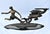 1990s Art Deco Bronze (Amazon Hunter) Large Black Marble After Ketley heavy For Sale - Image 13 of 18