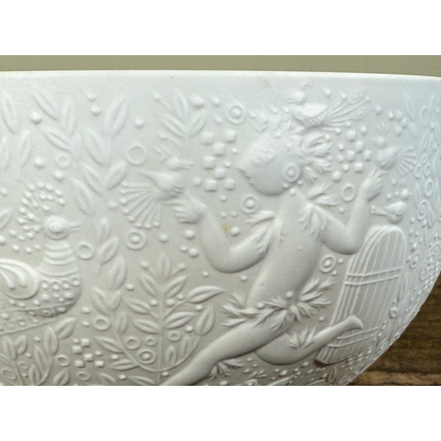 Mid Century Rosenthal Studio Line Porcelain Bowl Bjørn Wiinblad Magic Flute Relief Motif For Sale In Providence - Image 6 of 8