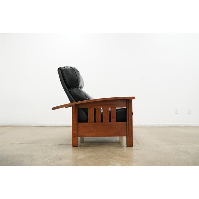 Stickley Bustle Back Bow Arm Morris Recliner For Sale In Austin - Image 6 of 16