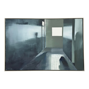 Emanuel Bernstone's Radiation Oil on Canvas, Framed