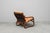 Mid-Century Leather Lounge Chair For Sale - Image 3 of 16
