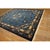 Chinese 1920s Blue-Navy Background Floral-Medallion Design Antique Chinese Peking Rug For Sale - Image 3 of 8