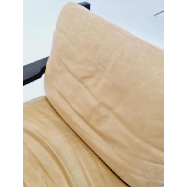 Mid-Century Modern Lounge Chair in Leather and Wood from Straub, Germany, 1960s For Sale - Image 10 of 18