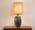 Mid-Century Modern Vintage David Cressey Teal Drip Glaze Lamp For Sale - Image 3 of 8