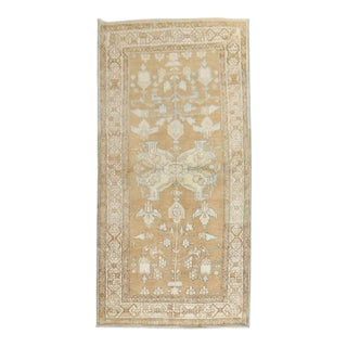 Mid 20th Century Light Brown Persian Runner - 3'5" x 6'5" For Sale