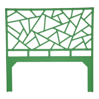 Tiffany Headboard Queen - Bright Green For Sale